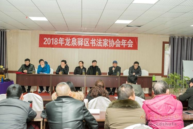 一次活动 一次进步 龙泉驿区书法家协会举行2018年会盛典