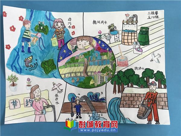 积极创建"无废城市"争做"无废校园"的教育手抄报活动