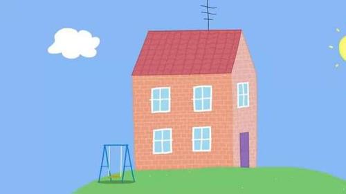 小猪佩奇家的新房子好漂亮啊!