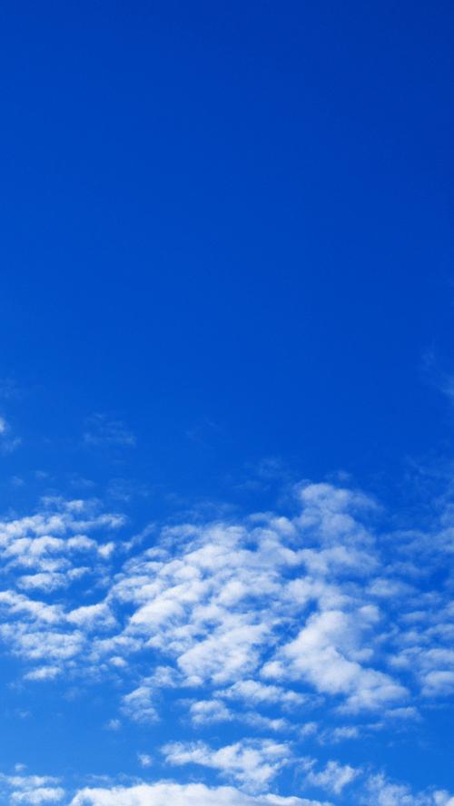 纯净蔚蓝天空手机壁纸