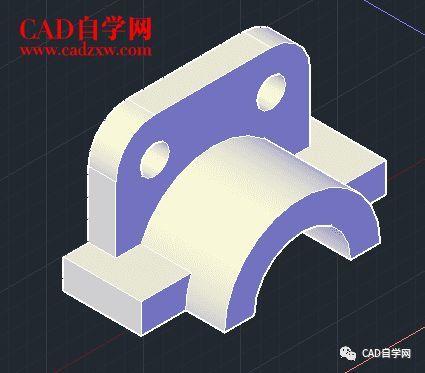 cad三维实战练习2及建模详细过程