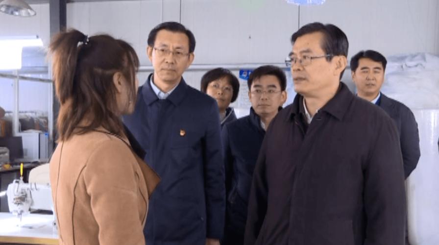 河南省扶贫办主任史秉锐来淮阳区调研产业扶贫工作