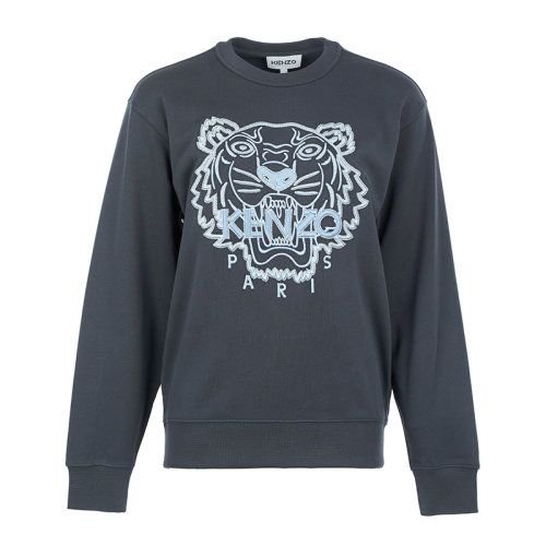 kenzo老虎头卫衣价格,kenzo虎头卫衣 kenzo/高田贤三21新品大虎头刺绣棉质宽松女士套头卫衣女卫衣fb62sw