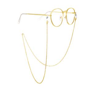 网红同款进口钛钢眼镜链条挂脖眼镜绳子挂绳墨镜老花眼镜链子复古