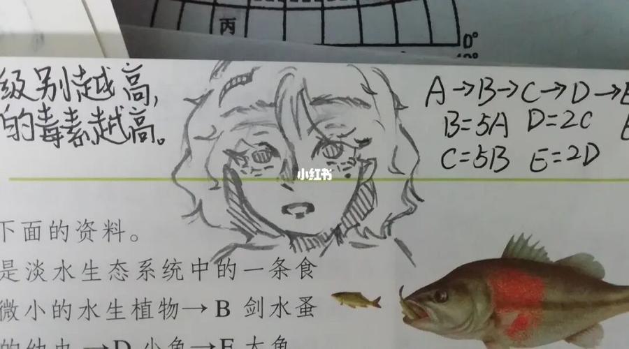 上课摸鱼_摸鱼_兴趣爱好_绘画