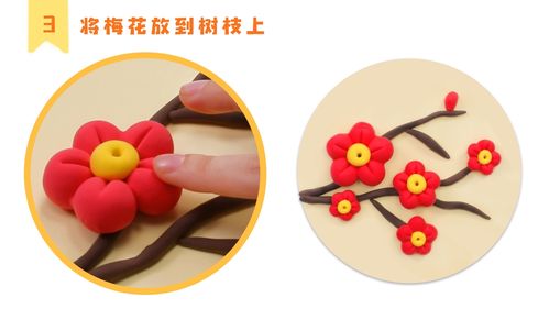 实验小学幼儿园中二班手工活动《梅花画》