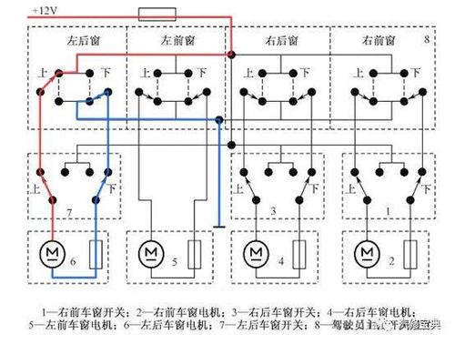 电动车窗电路图识读与故障分析,会的都是大师!