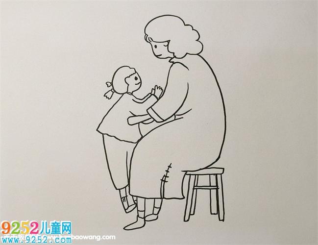 我的好妈妈简笔画 妈妈简笔画