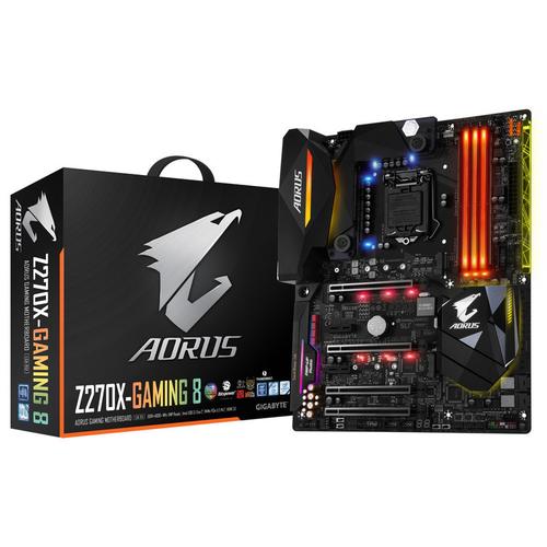 技嘉(gigabyte)aorus z270x-gaming 8 主板 (intel z270/lga 1151)