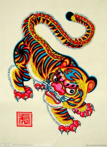"虎"题材年画