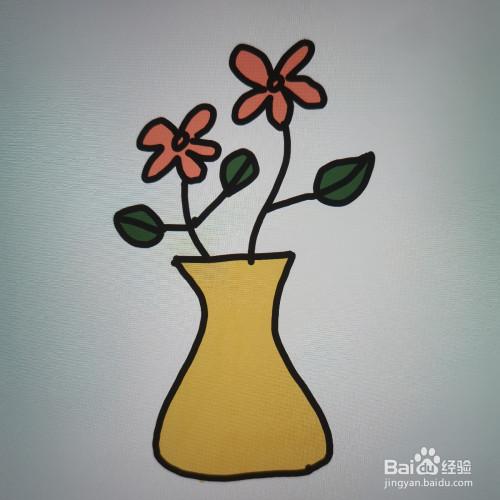 花瓶简笔画怎么画