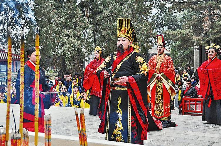 再现汉武大帝祭祀轩辕黄帝的历史故事