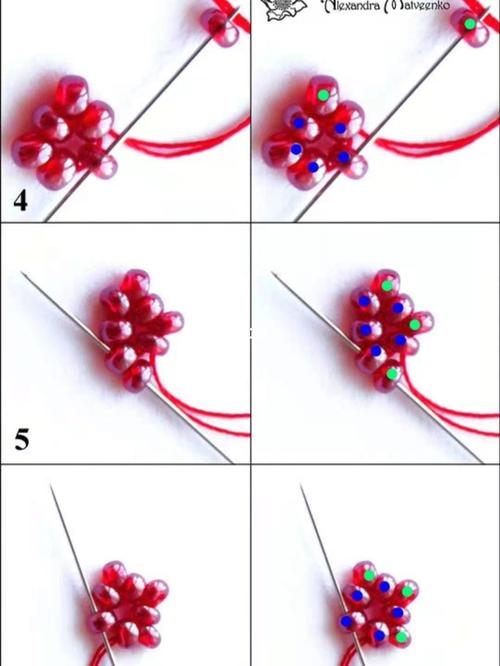 串珠小草莓图纸教程米珠_串珠_教程_小草莓_米珠_兴趣