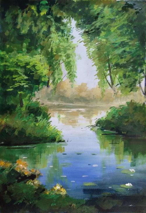 2018年11月16日滨湖区老年大学朱军老师水粉课