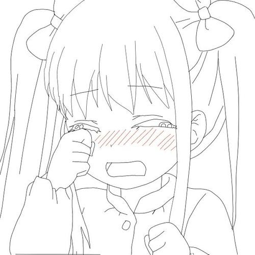 线稿 画稿 卡通 动漫