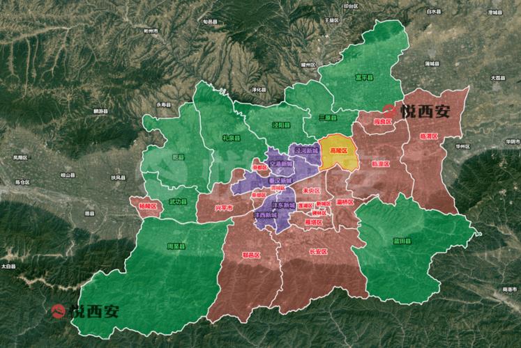 高陵区在大西安行政区划中的区位示意图 08悦西安展望"十四五",高陵