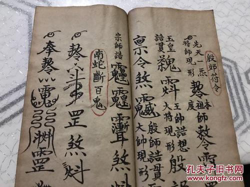 照身断邪符 普唵诸神咒 急治诸毒符 收猖符 太极符咒 五雷号令护身咒