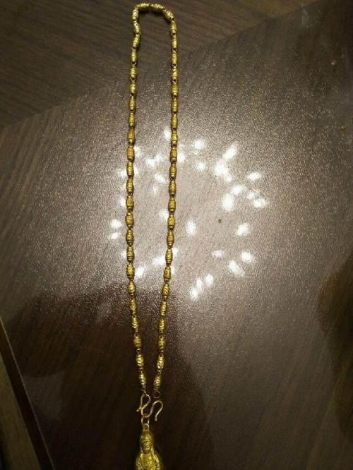 老凤祥男士金项链,9.9成新,买了一个月,便宜