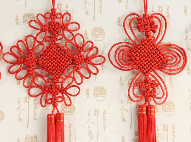 jy055平安添花同心结传统喜庆特色中国结挂件3号