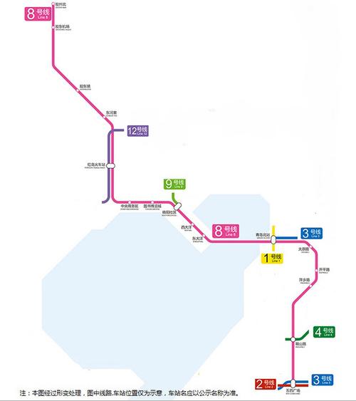 青岛地铁1-16号线规划换乘详解 地铁房如何买?