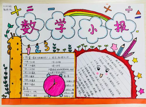 息县龙湖中学趣味数学手抄报创作大赛