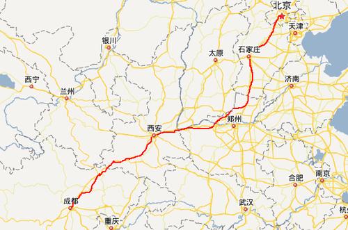 至成都骑行路线: 北京市——走g107国道——房山区——绿野户外论坛