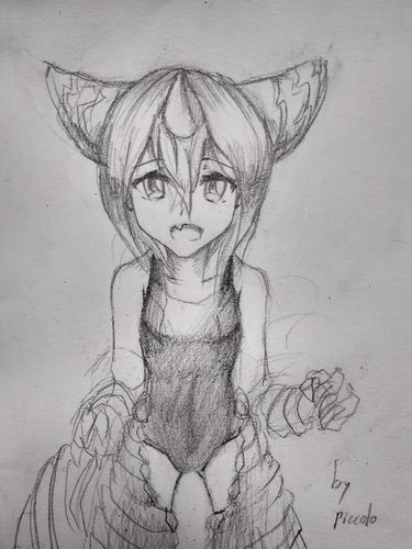 摸了两只怪兽娘