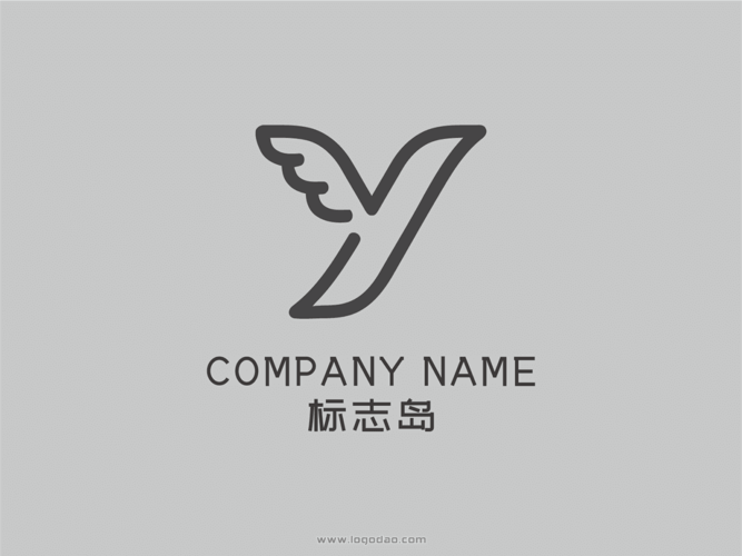 y字母简约大气创意logo设计标志设计