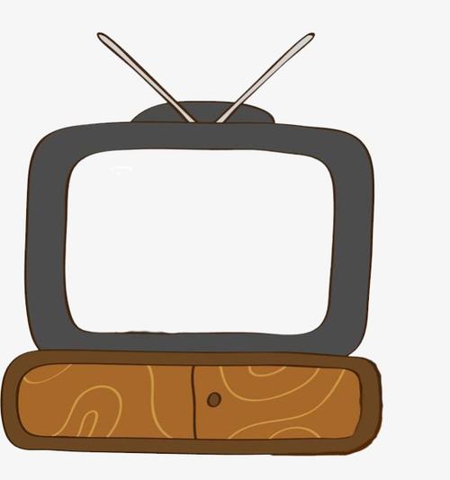 简约手绘卡通电视机shopping商用免扣元素设计