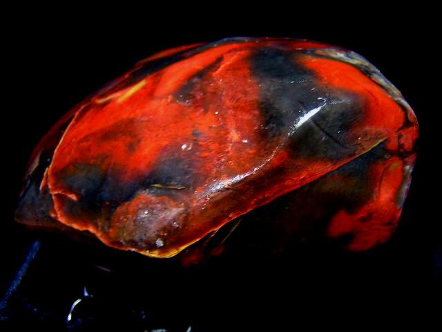 寿山石 牛角冻地鲎箕花坑大红袍 原石摆件 725克重 776