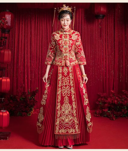 赫列 秀禾服新娘礼服中国风夏2021新款复古敬酒礼出门