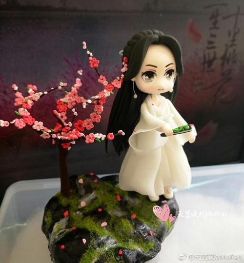 白浅q萌粘土手工人偶教程做法