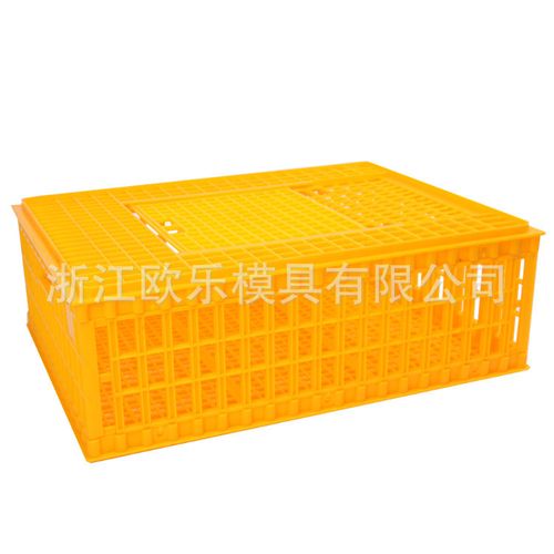 注塑加工家禽鸡笼周转箱模具大号鸡鸭笼周转运输笼定制开模