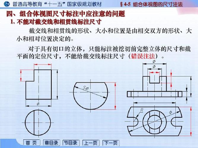 不能对截交线和相贯线标注尺寸 截交线和相贯线的形状,大小和位