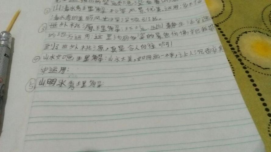 山水如画怎么造句