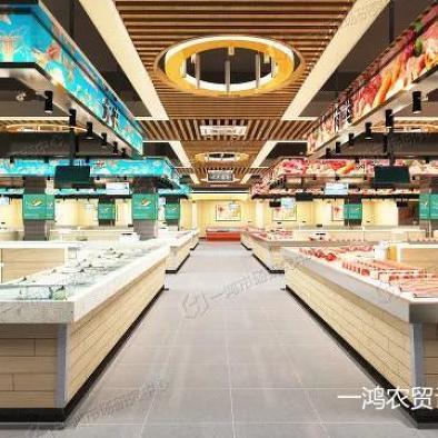 农贸市场设计-农贸市场效果图