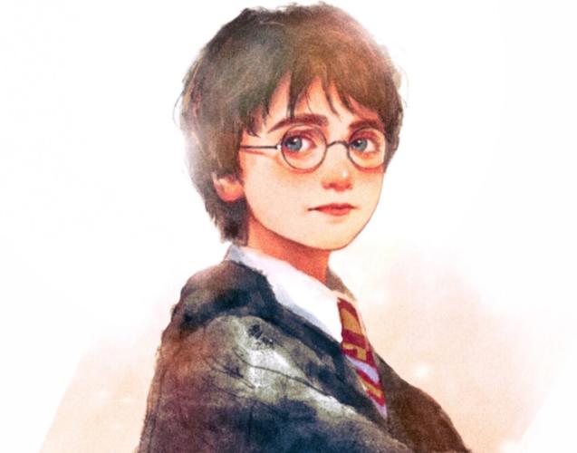 画师笔下的《哈利波特》人物,海格身材魁梧,赫敏是神还原