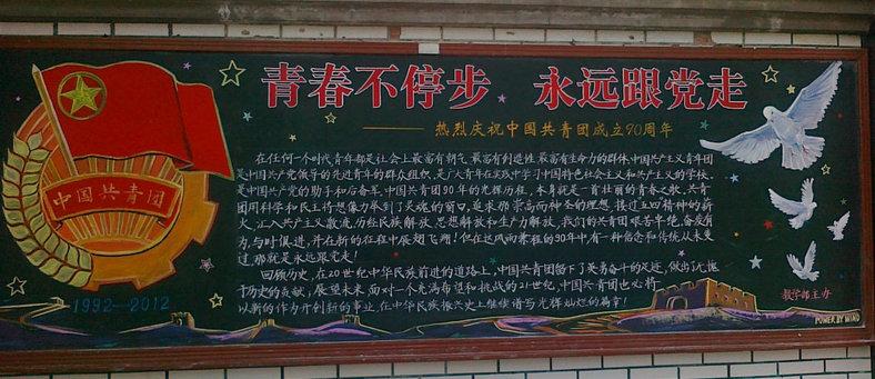 五四青年节板报图片_五四青年节板报材料及图片