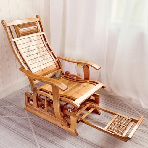 实木摇椅躺椅休闲摇摇椅逍遥椅成人午睡椅阳台老人靠背椅客厅竹椅