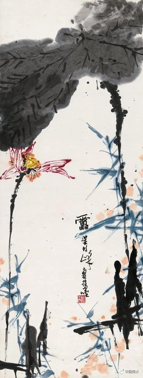 构图奇绝潘天寿作品108幅高清