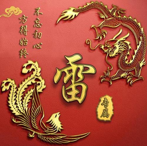 百家姓图像定制 龙凤呈祥,不忘初心 方得始终,属于你的专属头像
