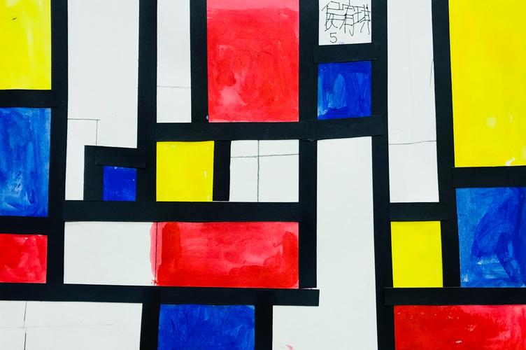 其它 蒙德里安的格子画 写美篇  抽象派分为冷抽象和热抽象,代表人物