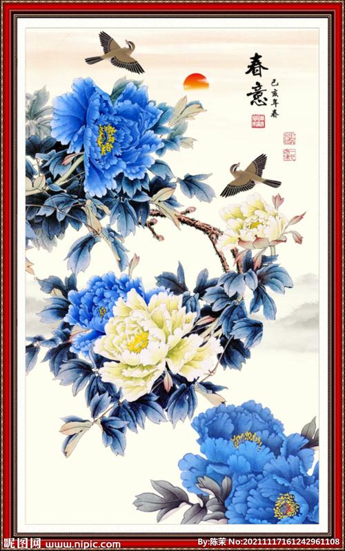 春意花开富贵图片