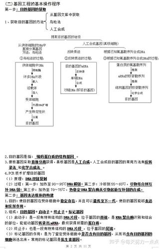 高中生物:选修三专题总结知识点,四专题吃透整本书!提分必看
