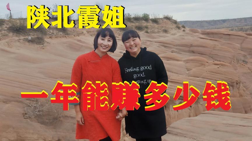 陕北霞姐拍短视频一年能赚多少钱,陕北霞姐月收入多少钱