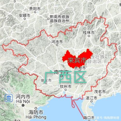 来宾市是广西壮族自治区的一个地级市,位于广西壮族自治区的中部,所以