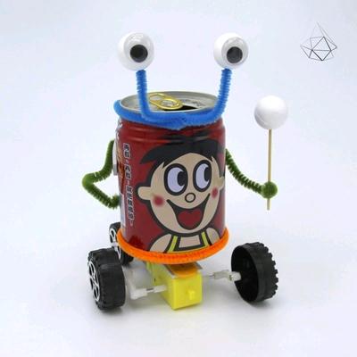 手工制作包废旧变废为宝玩具环保易拉罐手工物品马达制作材料图片
