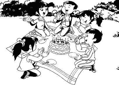 作文看图写话给同学过生日《生日》