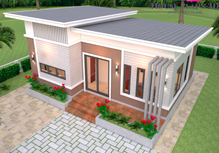 堪称农村一层平房最佳设计方案_农村自建房_51盖房网