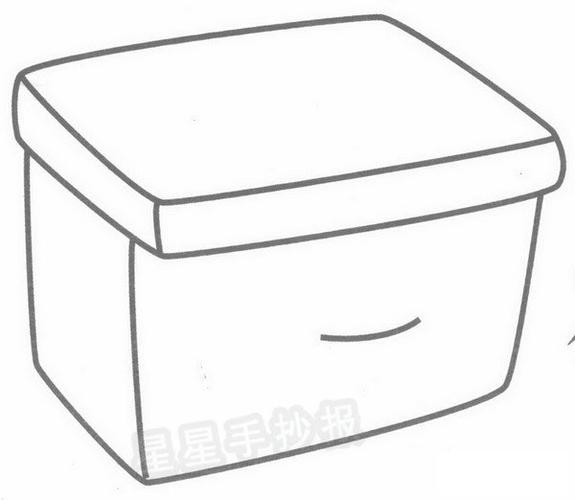 储物箱简笔画